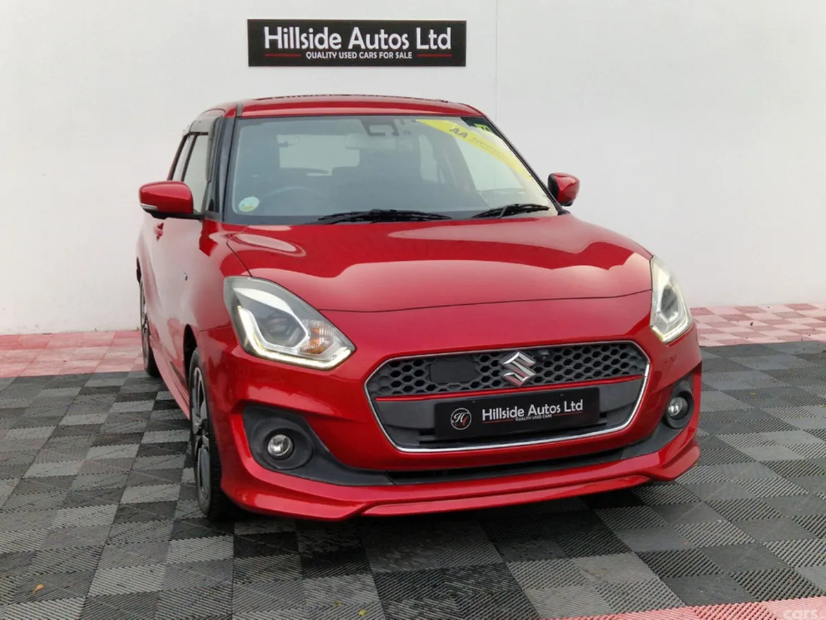 Suzuki Swift Hatchback, Petrol Hybrid, 2017, Red