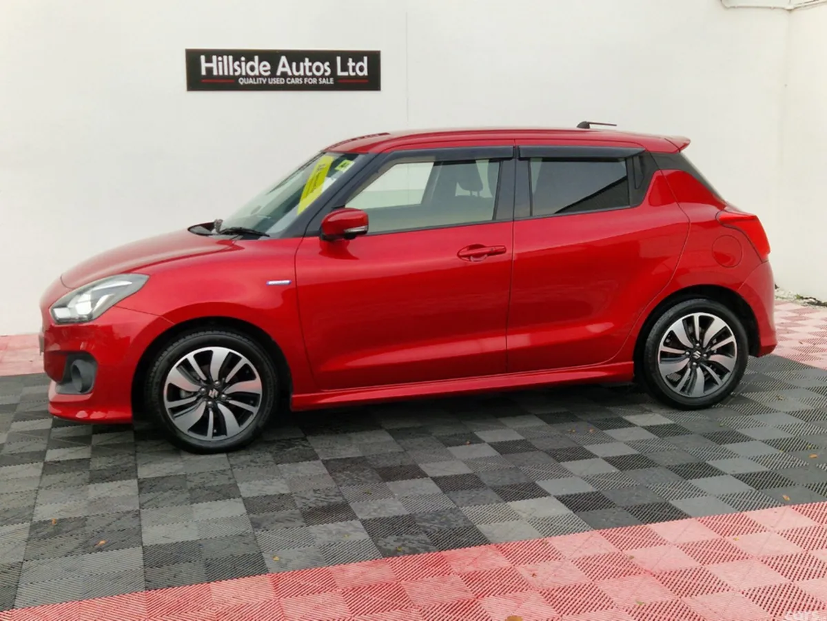 Suzuki Swift Hatchback, Petrol Hybrid, 2017, Red