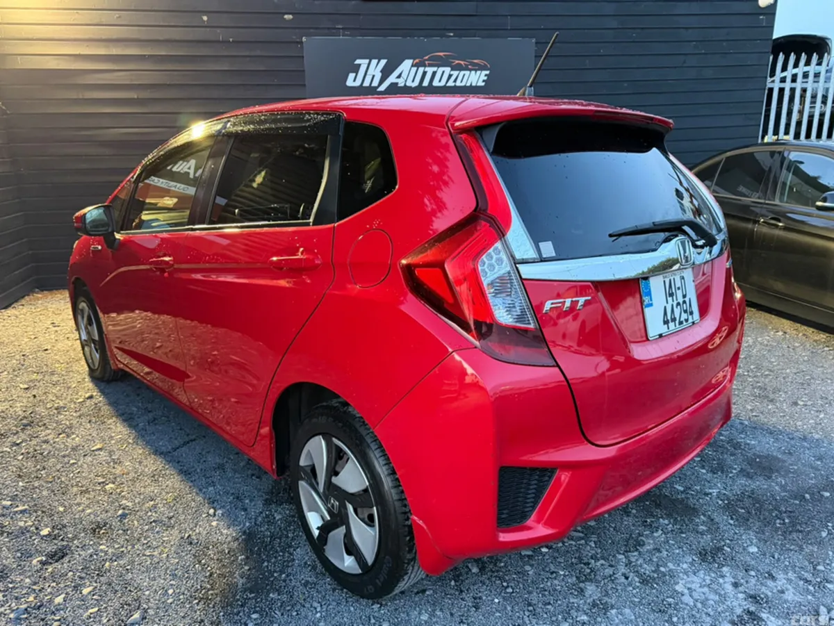 Honda Fit Hatchback, Petrol Hybrid, 2014, Red