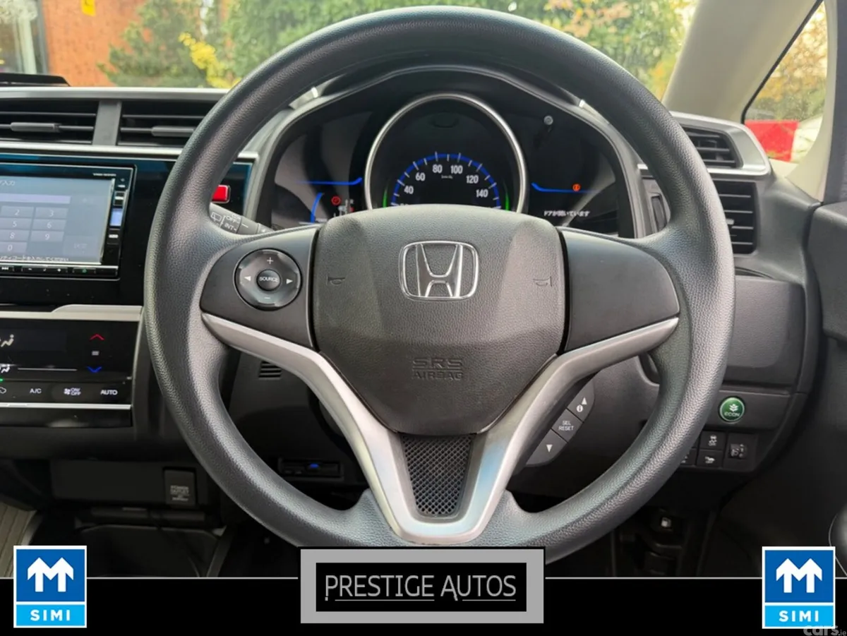 Honda Fit Hatchback, Petrol Hybrid, 2015, White
