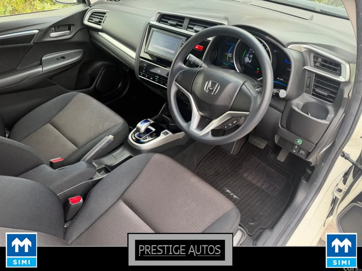 Honda Fit Hatchback, Petrol Hybrid, 2015, White