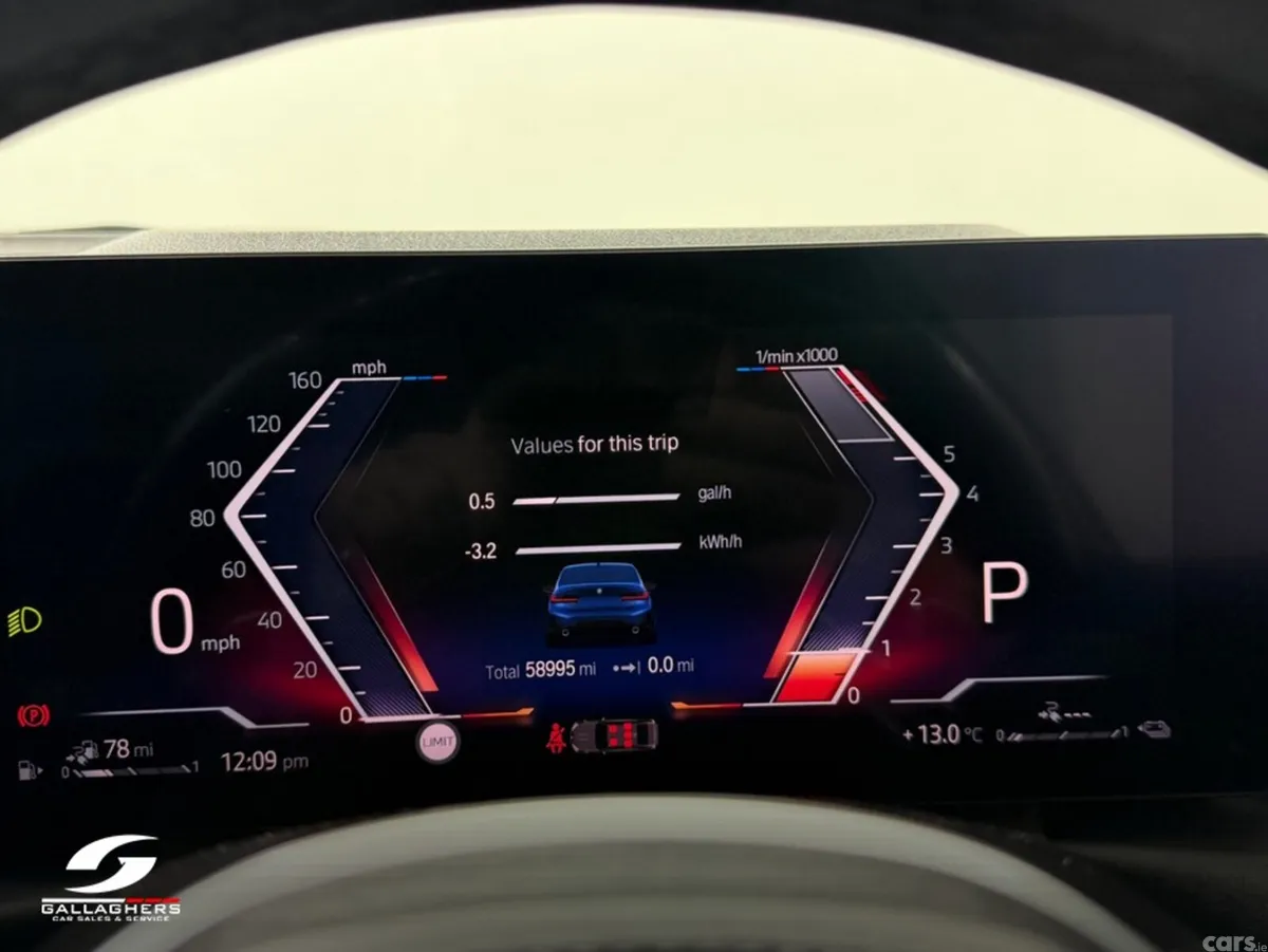 BMW 3-Series Saloon, Petrol Plug-in Hybrid, 2023, Blue