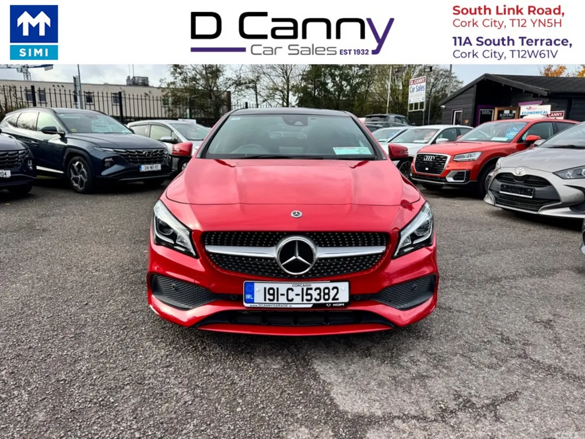 Mercedes-Benz CLA Saloon, Petrol, 2019, Red