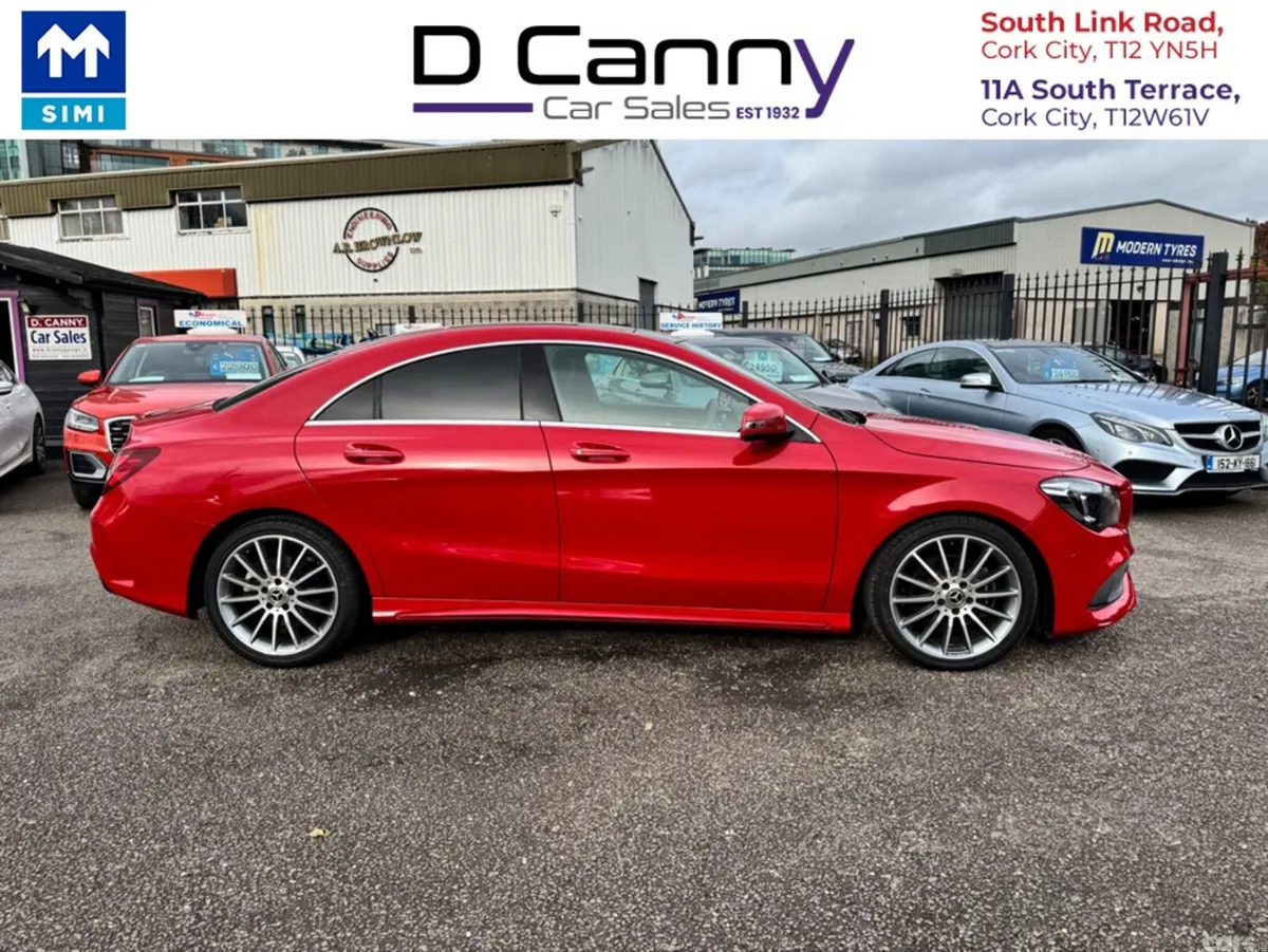 Mercedes-Benz CLA Saloon, Petrol, 2019, Red
