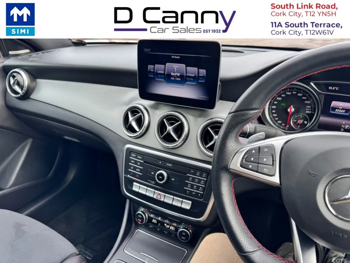 Mercedes-Benz CLA Saloon, Petrol, 2019, Red