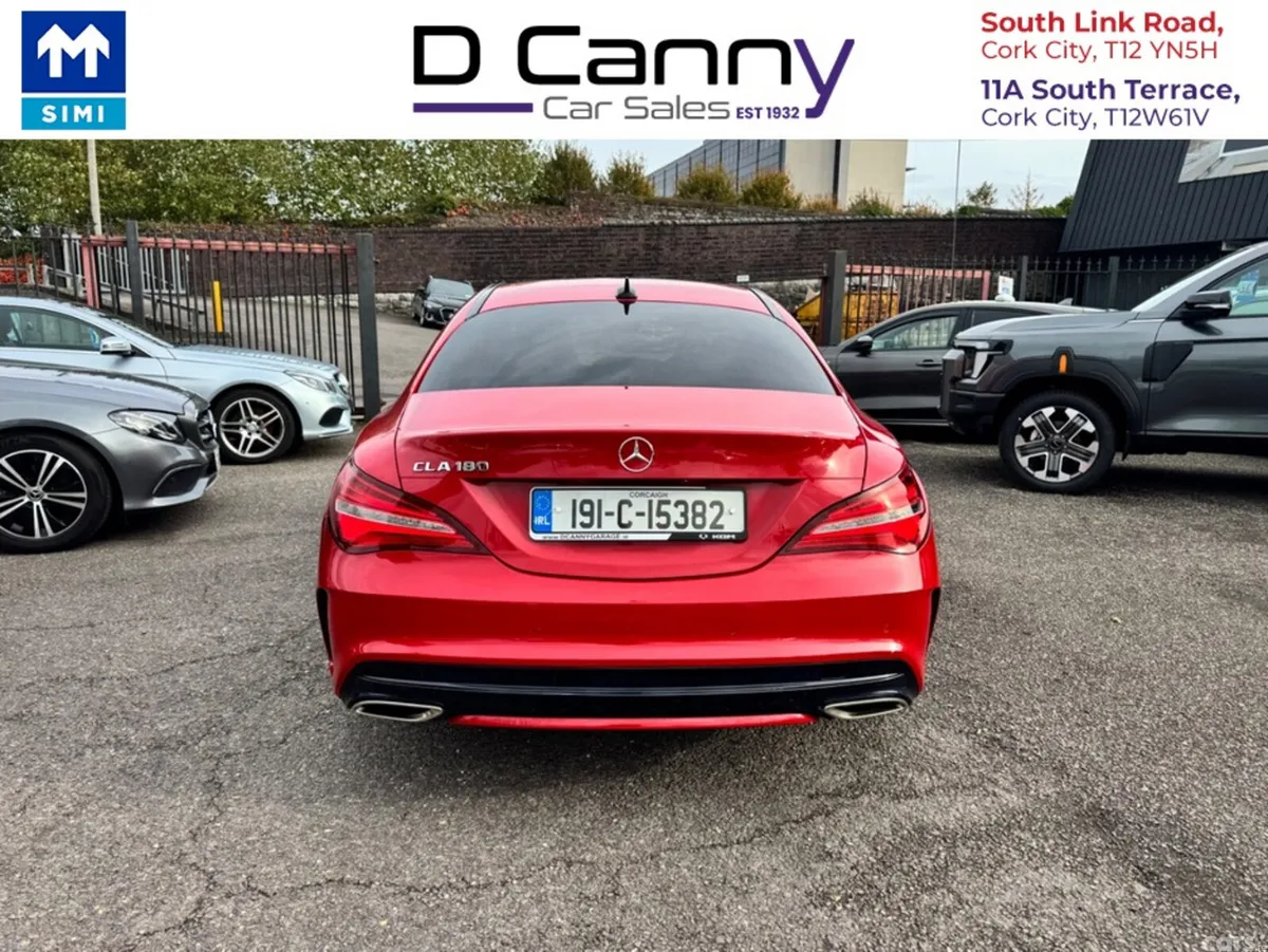 Mercedes-Benz CLA Saloon, Petrol, 2019, Red