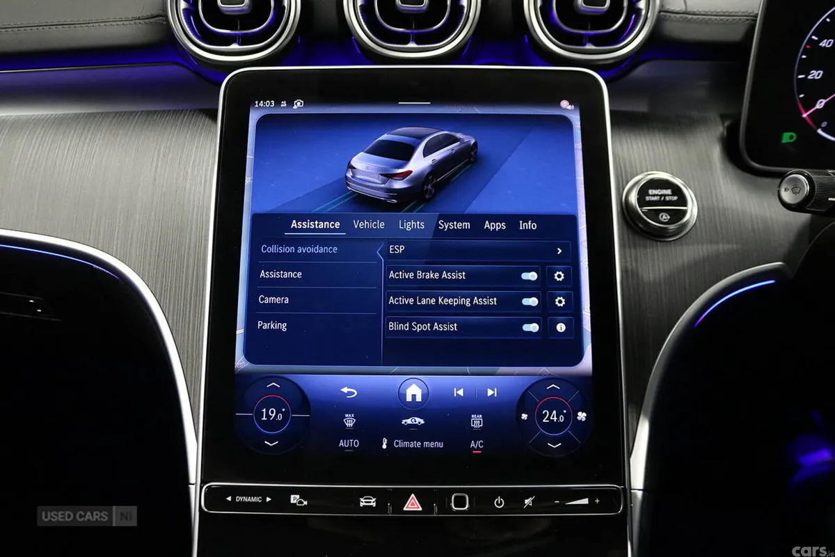Mercedes-Benz C-Class Saloon, Petrol Hybrid, 2025, Grey