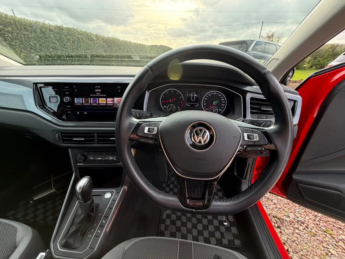 Volkswagen Polo Hatchback, Petrol, 2019, Red