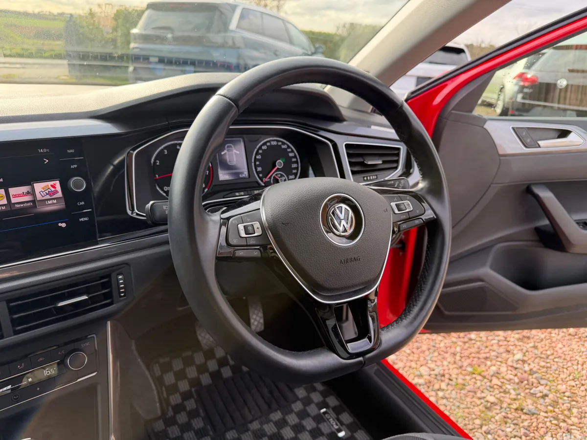 Volkswagen Polo Hatchback, Petrol, 2019, Red