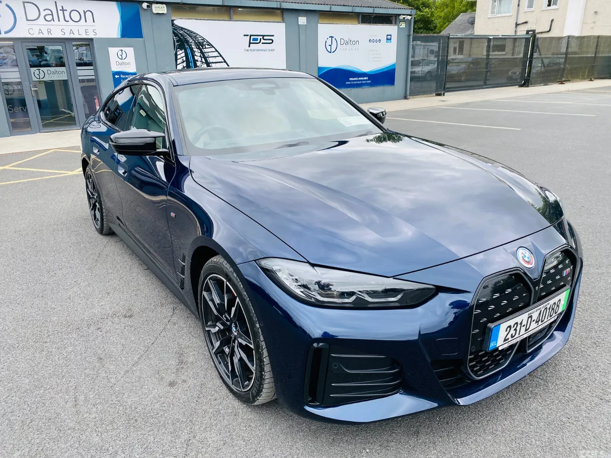 BMW i4 Saloon, Electric, 2023, Blue