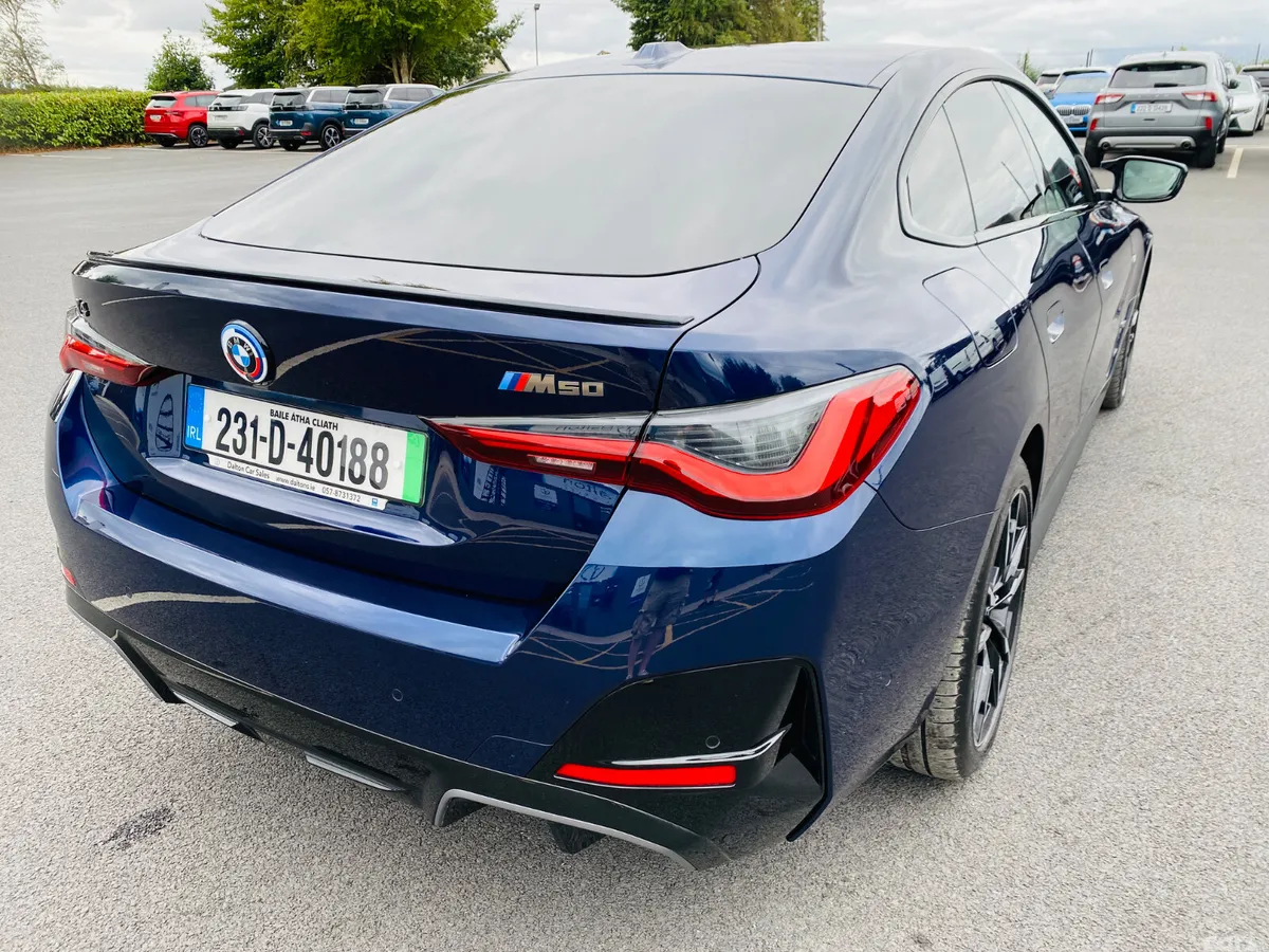 BMW i4 Saloon, Electric, 2023, Blue