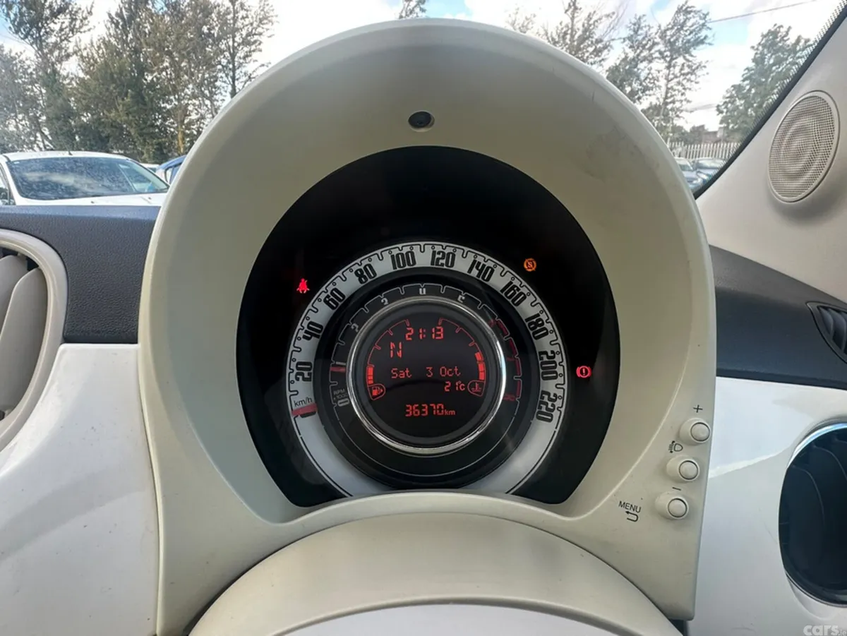Fiat 500 Hatchback, Petrol, 2016, White
