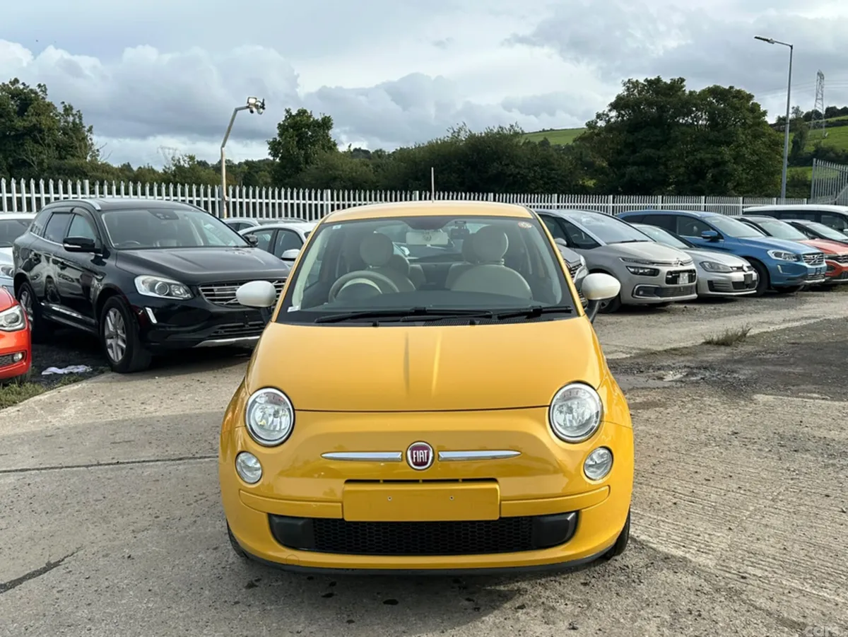 Fiat 500 Hatchback, Petrol, 2013, Yellow
