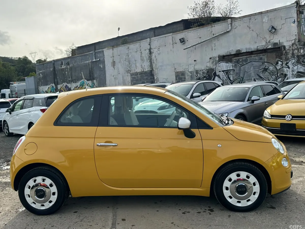 Fiat 500 Hatchback, Petrol, 2013, Yellow