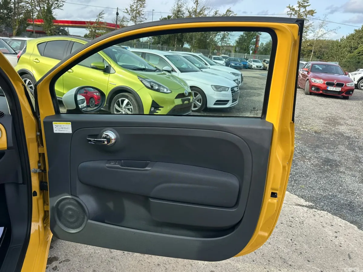 Fiat 500 Hatchback, Petrol, 2013, Yellow