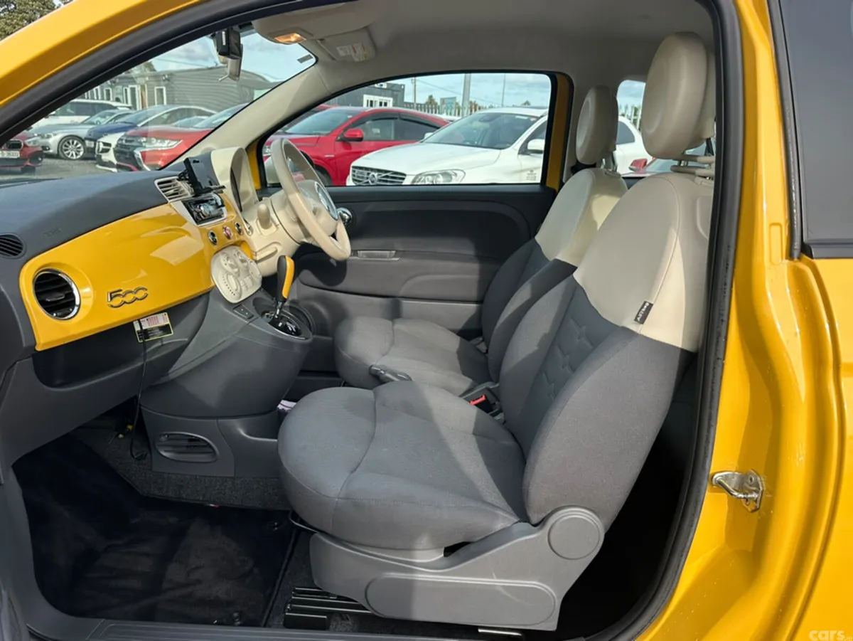 Fiat 500 Hatchback, Petrol, 2013, Yellow