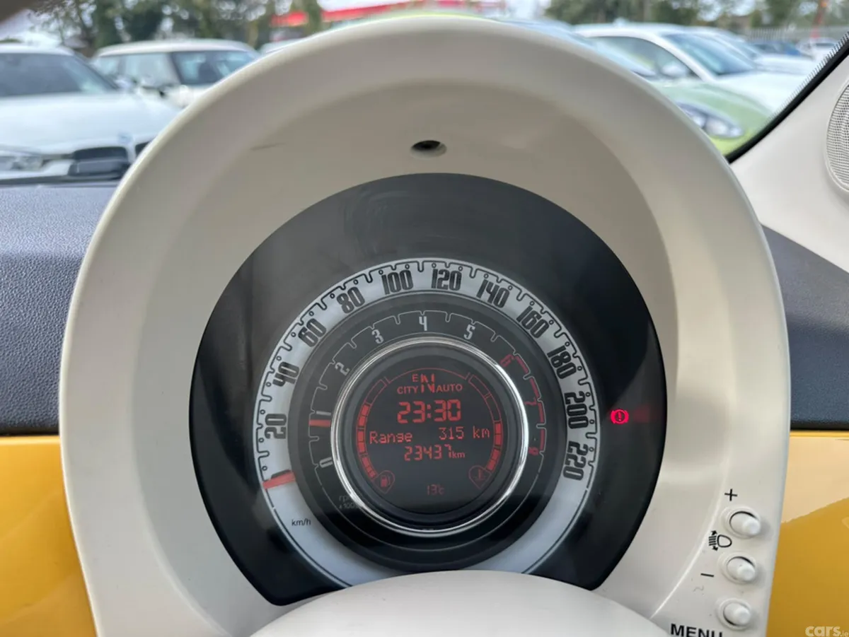 Fiat 500 Hatchback, Petrol, 2013, Yellow