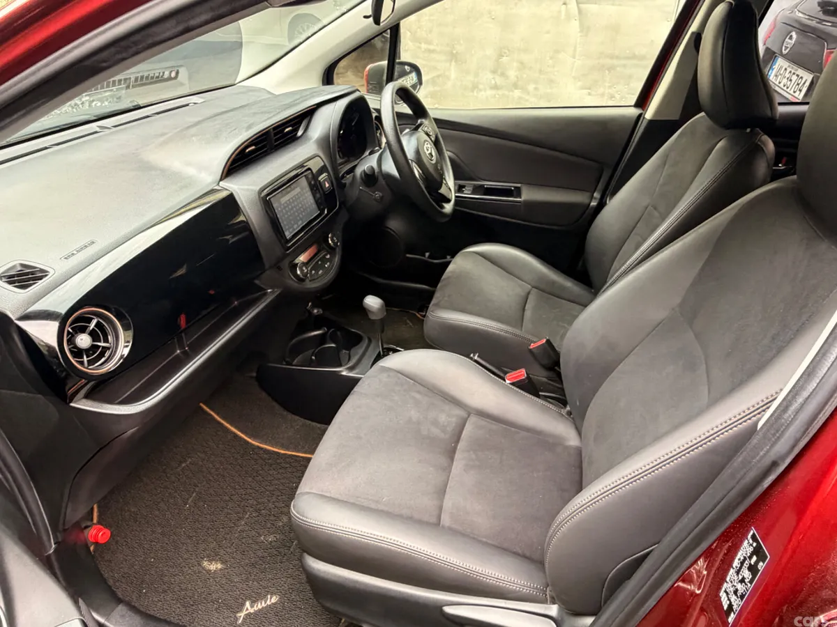 Toyota Vitz Hatchback, Petrol Hybrid, 2018, Red
