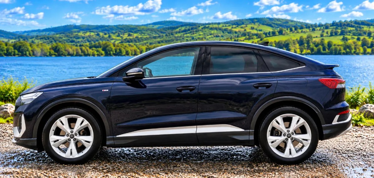 Audi Q4 e-tron SUV, Electric, 2023, Blue