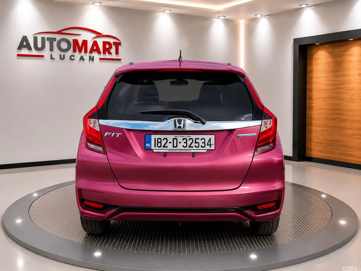 Honda Fit Hatchback, Petrol Hybrid, 2018, Red
