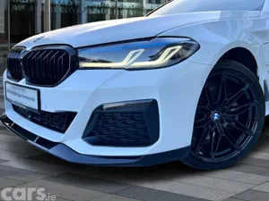 BMW 5-Series Saloon, Petrol Plug-in Hybrid, 2021, White