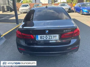BMW 5-Series Saloon, Petrol Plug-in Hybrid, 2018, Black