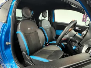 Fiat 500 Hatchback, Petrol, 2015, Blue