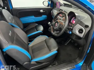 Fiat 500 Hatchback, Petrol, 2015, Blue