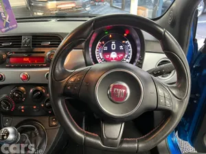 Fiat 500 Hatchback, Petrol, 2015, Blue