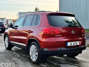 Volkswagen Tiguan SUV, Diesel, 2015, Red