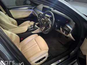 BMW 5-Series Saloon, Petrol Plug-in Hybrid, 2018, Blue