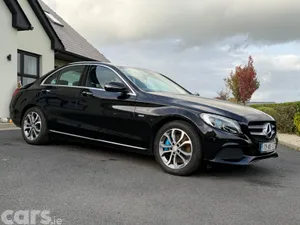 Mercedes-Benz C-Class Saloon, Petrol Plug-in Hybrid, 2017, Black