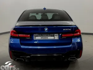 BMW 5-Series Saloon, Petrol Plug-in Hybrid, 2020, Blue