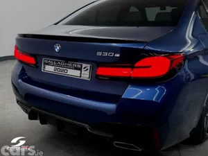 BMW 5-Series Saloon, Petrol Plug-in Hybrid, 2020, Blue