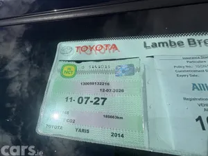 Toyota Yaris Hatchback, Petrol, 2014, Black