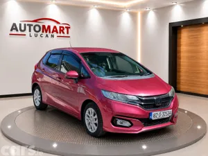 Honda Fit Hatchback, Petrol Hybrid, 2018, Red