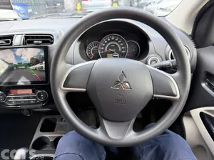 Mitsubishi Mirage Hatchback, Petrol, 2017, Silver