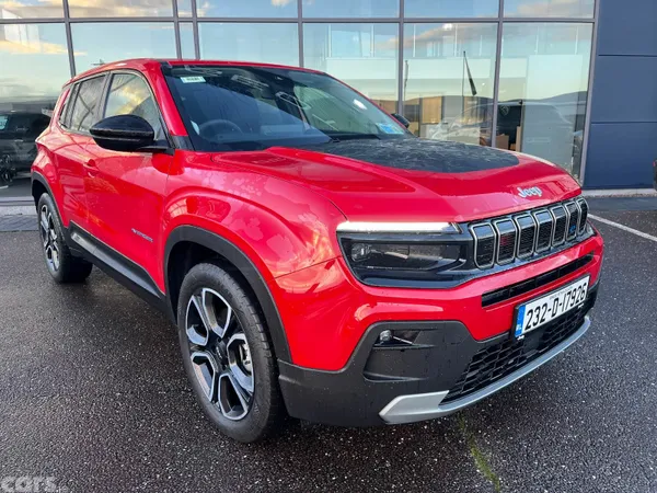 Jeep Avenger SUV, Electric, 2023, Red