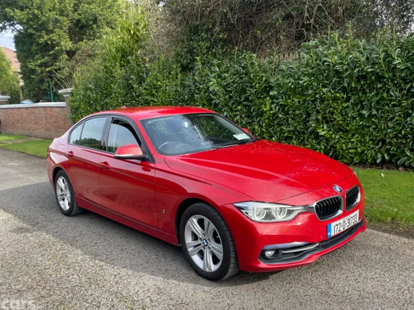 BMW 3-Series Saloon, Petrol Plug-in Hybrid, 2017, Red