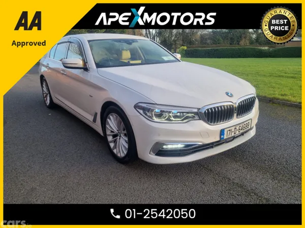 BMW 5-Series Saloon, Diesel, 2017, White