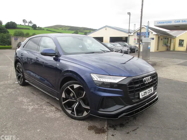 Audi Q8 SUV, Diesel Hybrid, 2021, Blue