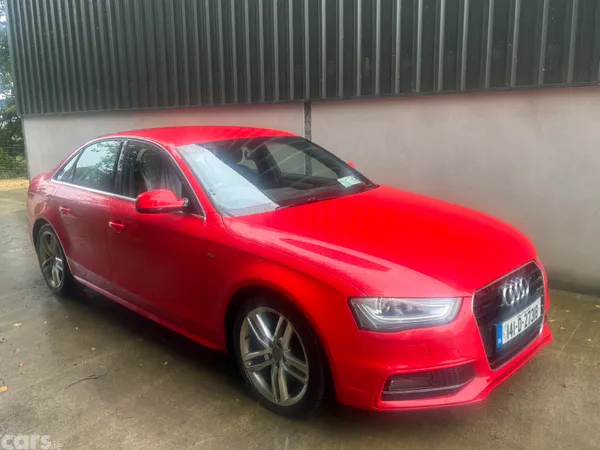 Audi A4 Saloon, Diesel, 2014, Red