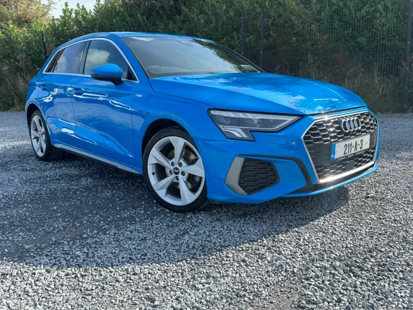 Audi A3 Hatchback, Petrol Hybrid, 2021, Blue