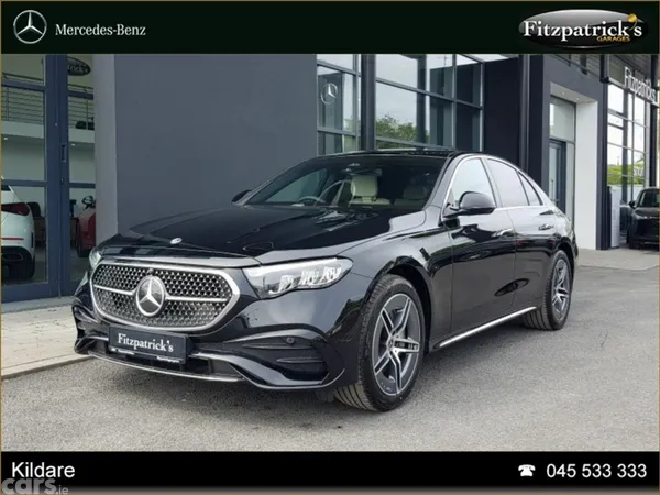 Mercedes-Benz E-Class Saloon, Diesel Plug-in Hybrid, 2027, Black