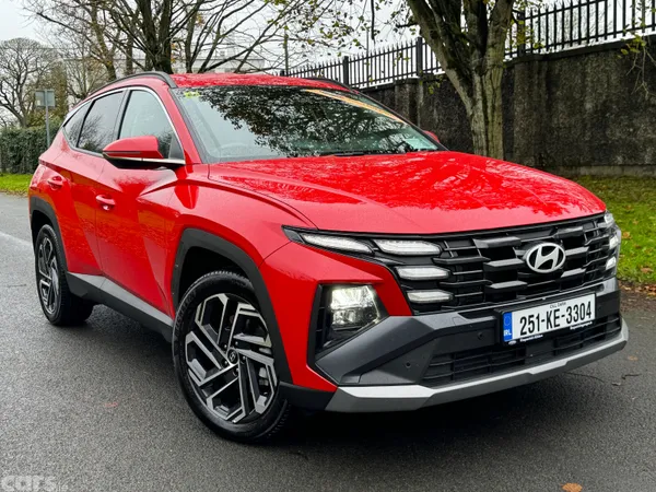 Hyundai Tucson SUV, Petrol Plug-in Hybrid, 2025, Red