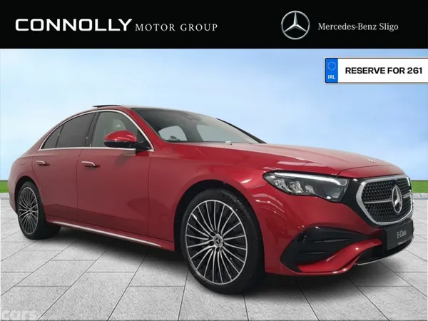 Mercedes-Benz E-Class Saloon, Diesel Plug-in Hybrid, 2026, Red