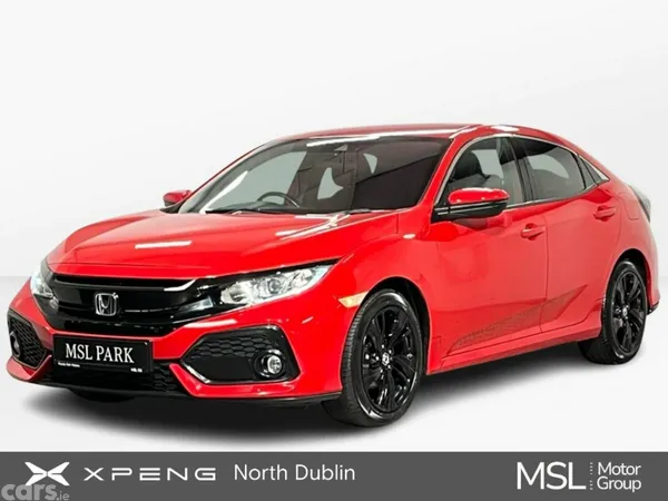 Honda Civic Hatchback, Petrol, 2019, Red