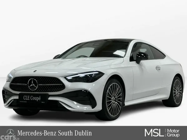 Mercedes-Benz CLE Coupe, Petrol Plug-in Hybrid, 2026, White