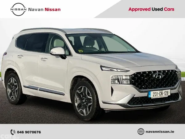 Hyundai Santa Fe SUV, Petrol Plug-in Hybrid, 2023, White