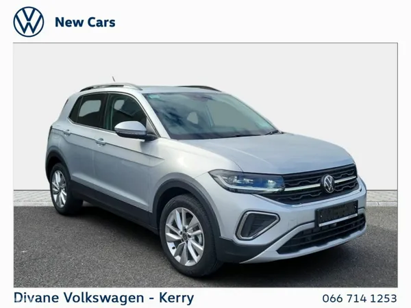 Volkswagen T-Cross SUV, Petrol, 2027, Silver